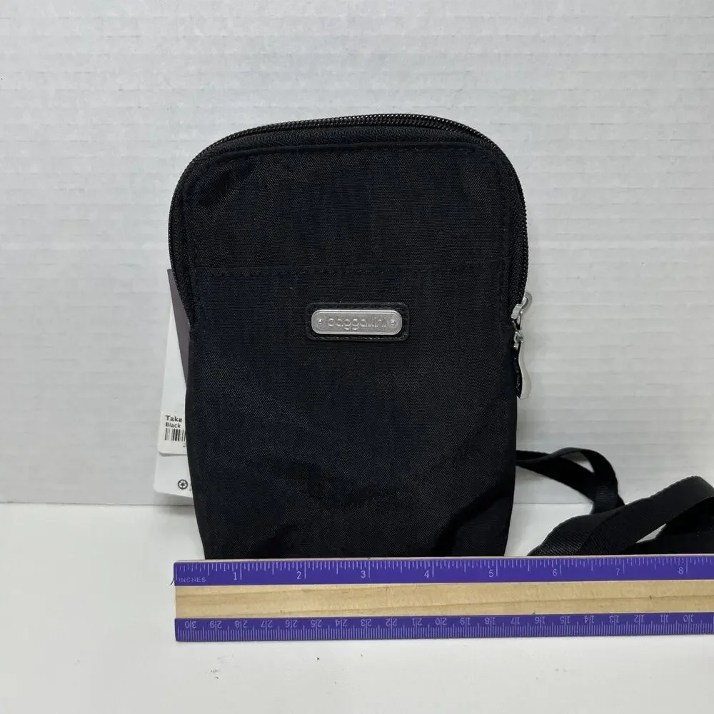 Baggallini Take Two Large RFID Bryant Crossbody - Black